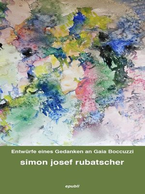 cover image of Entwürfe eines Gedanken an Gaia Boccuzzi